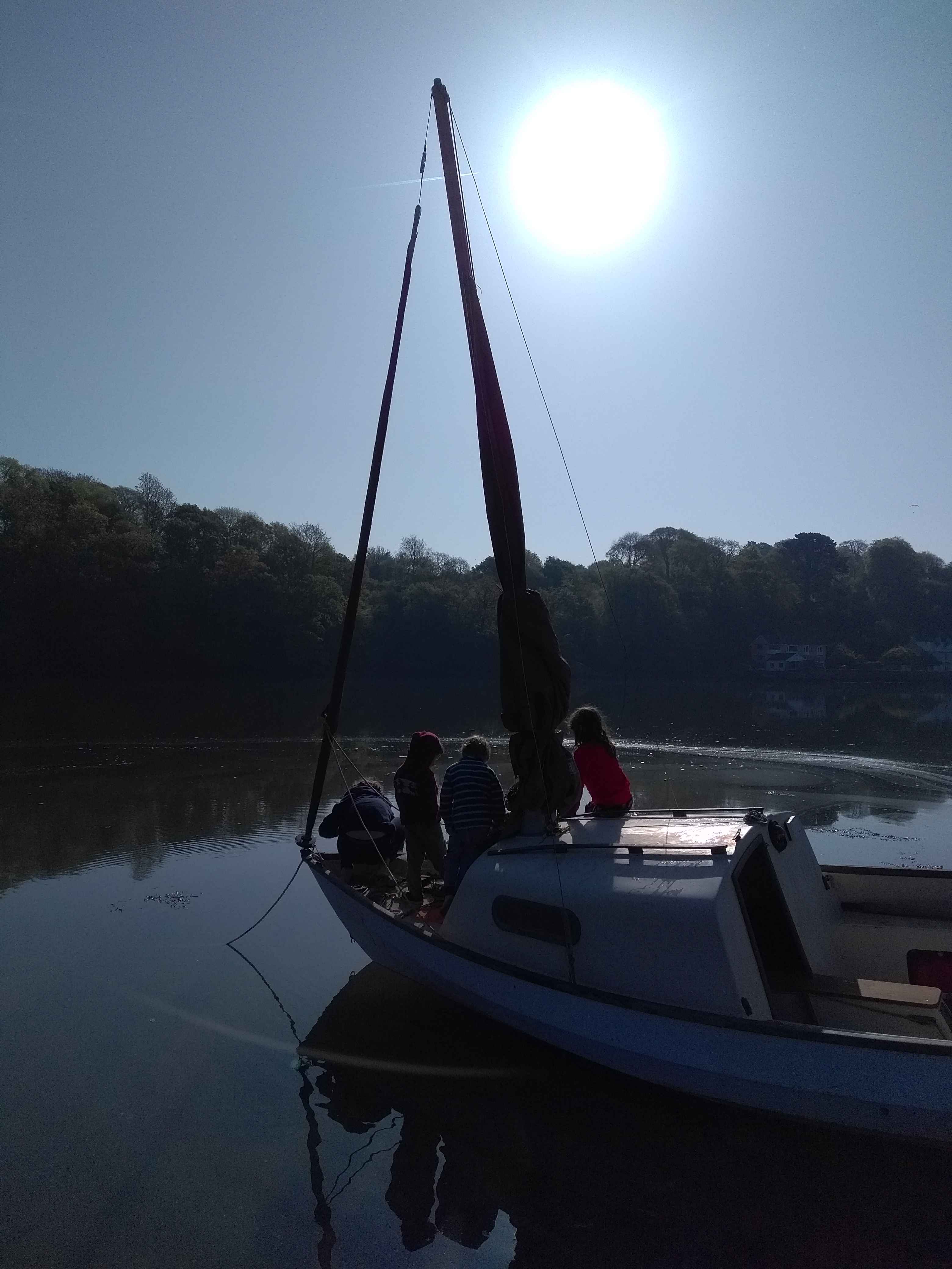 Early morning crabbing on the Dart